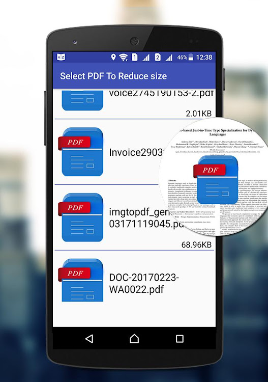 Compress PDF Files size - 1.3 - (Android)