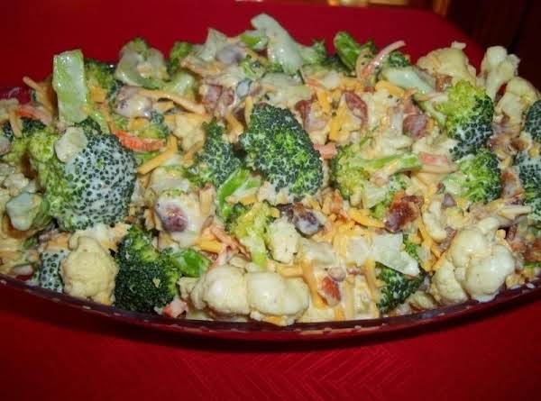 Creamy Broccoli / Cauliflower Salad_image