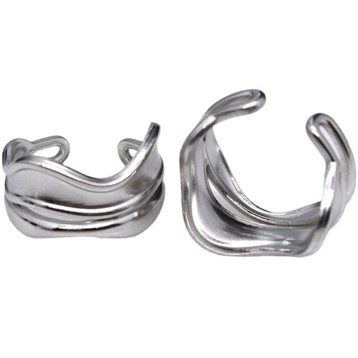 Title 5, Womens Open Adjustable Ring in Cold Titanium S...