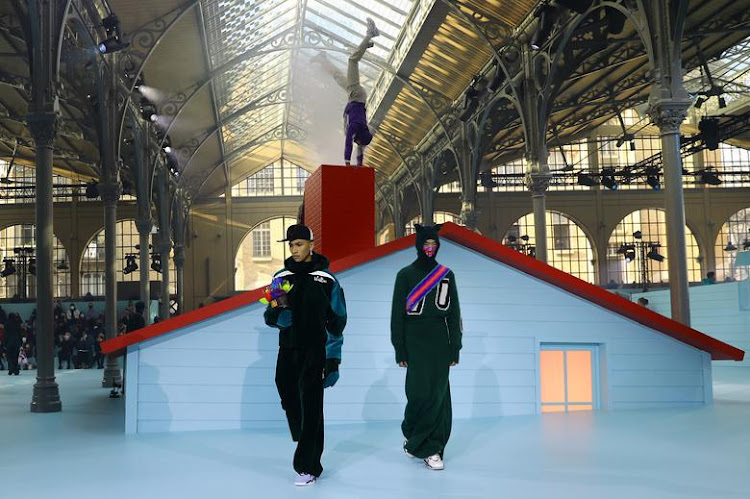 Virgil Abloh's Fall/Winter 2022 collection for Louis Vuitton. REUTERS/Violeta Santos Moura