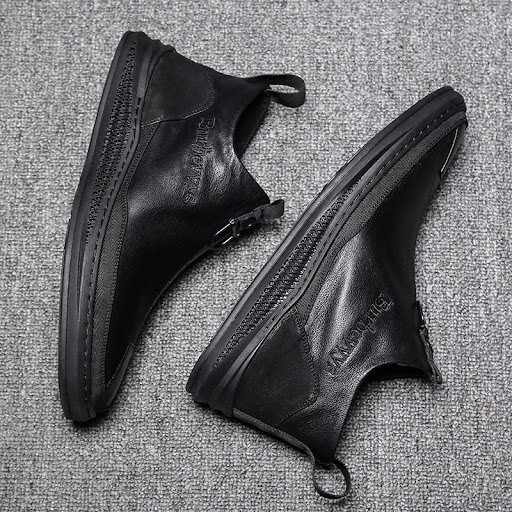 Title 4, Mens casual leather shoes Experience all-day c...