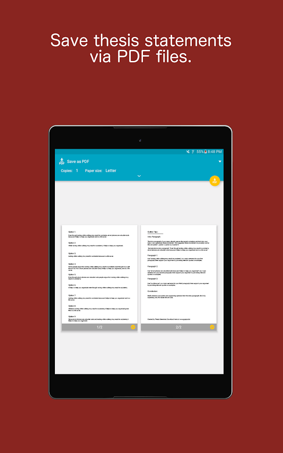 writing thesis app
