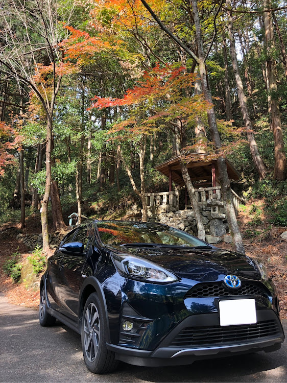 アクアのドライブ・神社・田舎の風景に関するカスタム事例の投稿画像1枚目