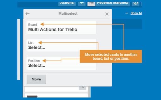 Multiselect for Trello