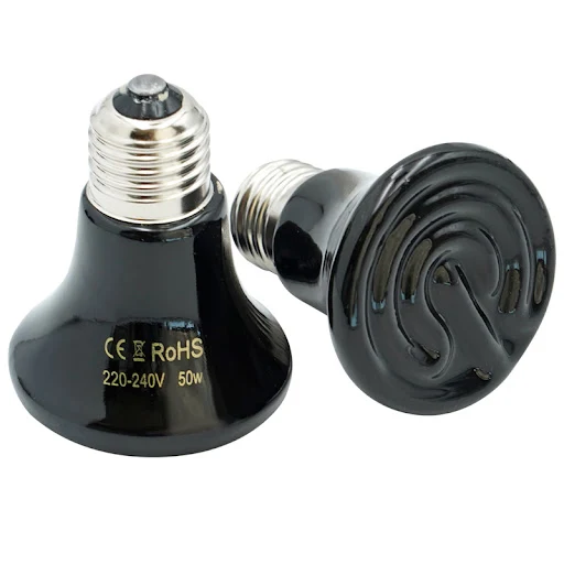 Ceramic Heat Emitter Reptile Heat Lamp Pet Heating Lamp 220-240V Infrared Ceramic Emitter Heat Light Bulb Pet Brooder Ch