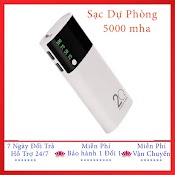 Bảo Hành 6 Tháng Sạc Dự Phòng 5000Mah - Nhỏ Gọn - Bền Bỉ