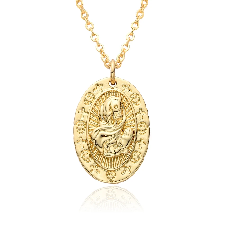 Colar feminino com pingente de cobre microzircônia incrustada, acessório de moda deslumbrante e sofisticado para mulheres.
