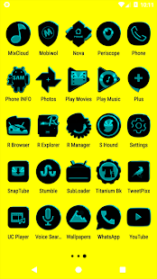 Black and Cyan Icon Pack ✨Free✨(圖4)-速報App