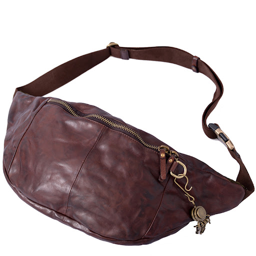 Title 2, Mens Head Leather Shoulder Bag, offering style...