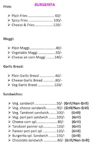 Burgerita Cafe menu 3