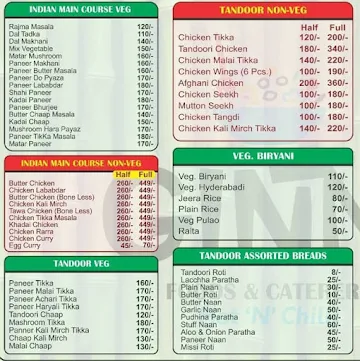 Ginni Foods & Caterings menu 