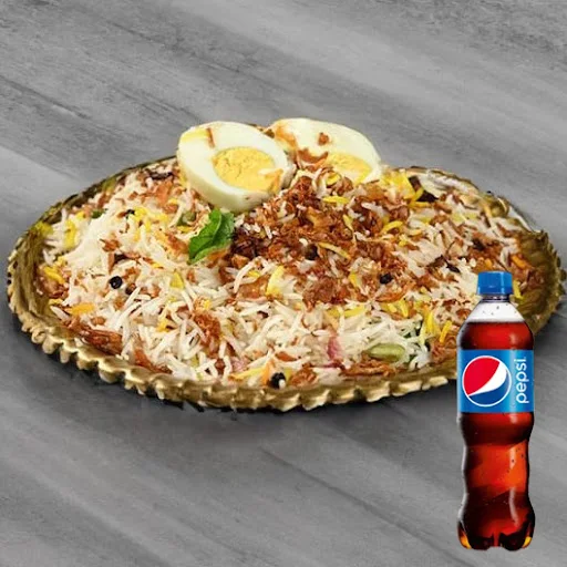 Egg Biryani (Express Bowl) + Pepsi (400 Ml)