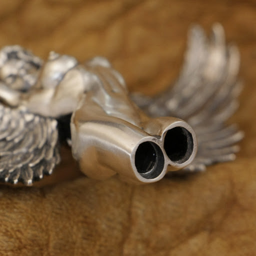 Title 6, Sterling Silver Belle Angel Pendant with Halo, ...