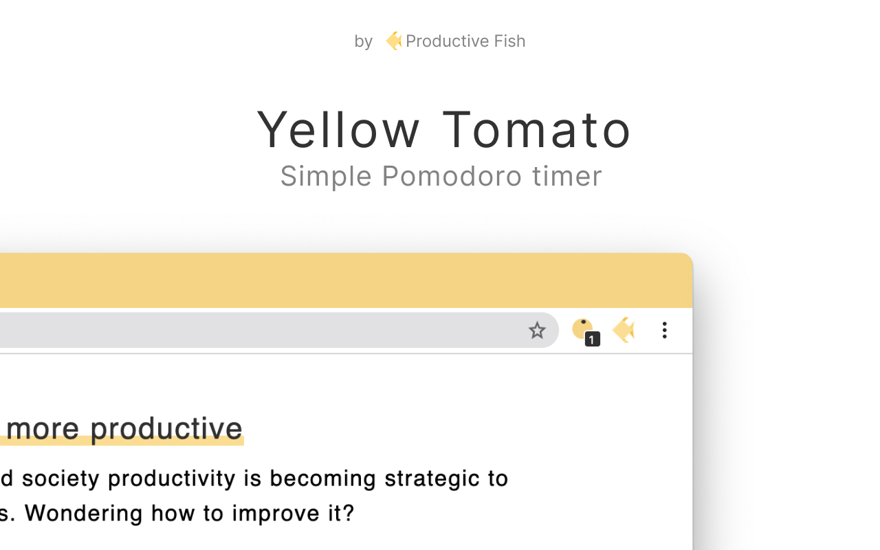 Yellow Tomato — Simple Pomodoro Timer Preview image 3