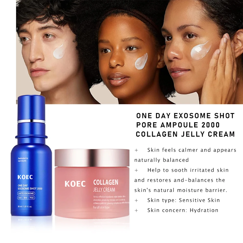Pore Micro Needle Plus Collageen Crème. Vermindert poriën, stimuleert collageen, verbetert huidtextuur en elasticiteit voor een stralende huid.