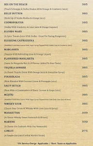 Vakaoo Rest-O-Bar & Lounge menu 5