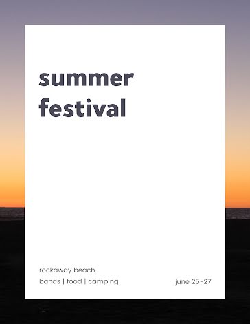 Summer Beach Festival - Flyer template