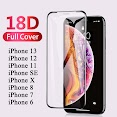 Kính Cường Lực Độ Cứng 18D Bảo Vệ Màn Hình Điện Thoại Cho Iphone 13 12 11 Pro Max 12 13 Mini X Xr Xs Max 8 7 6 6S Plus + Se 2020