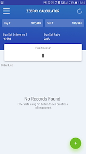 Zebpay Calculator - Profit/Loss Management - náhled