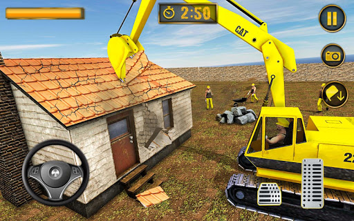 Télécharger Wrecking simulateur de grue 2019:maison jeu mobile  APK MOD (Astuce) screenshots 6