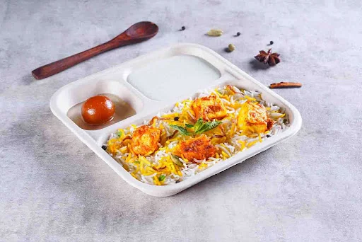 Lucknowi Paneer Biryani Mini-Thali (Meal)
