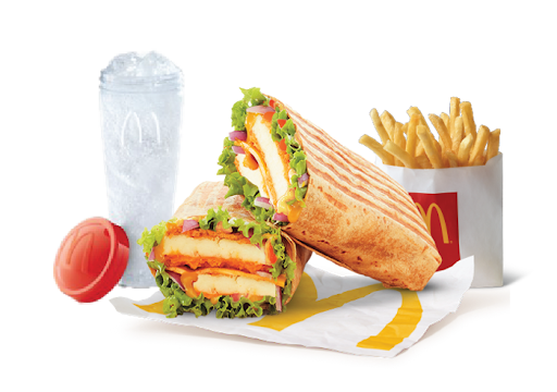 Big Spicy Paneer Wrap + Sprite + Fries (R)