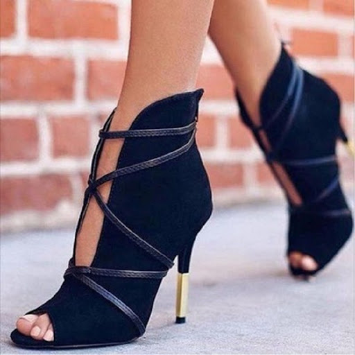 Title 2, Womens High Heel Sandals Ladies Shoes Sexy Ope...