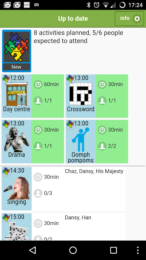 Android application Oomph by PCS screenshort