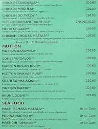 Nisarga menu 1