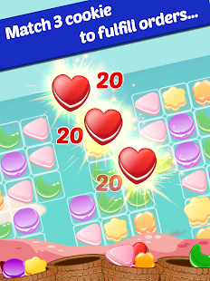 Donut Cookie Dazzle Match 3 - náhled