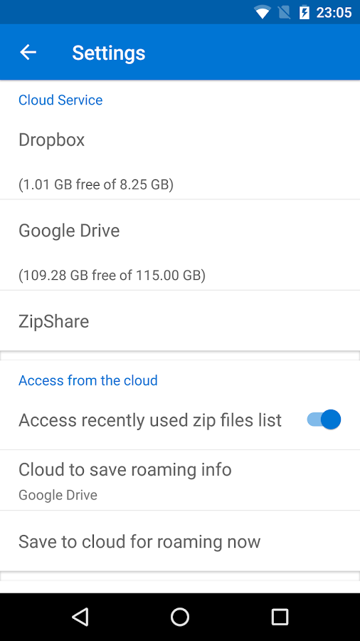 winzip android to zip and unzip file - screenshot 3