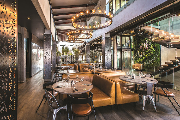 The interiors of Rockets Bryanston have a quirky chic vibe.