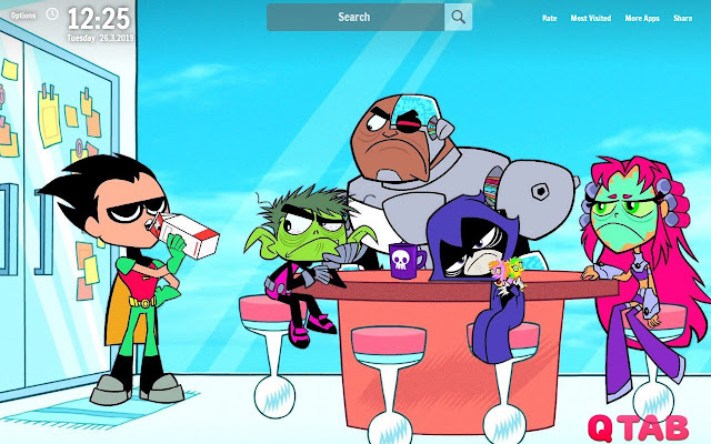 Teen Titans Go New Tab Wallpapers