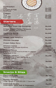 Sushiholic menu 1