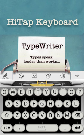 Typewriter for HiTap Keyboard