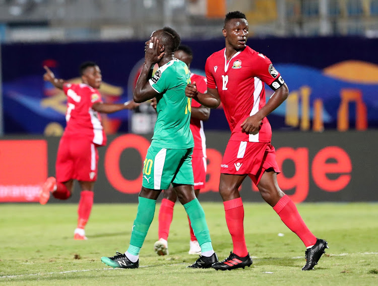 Kenya's Victor Wanyama and Senegal's Sadio Mane during the 2019 Africa Cup of Nations