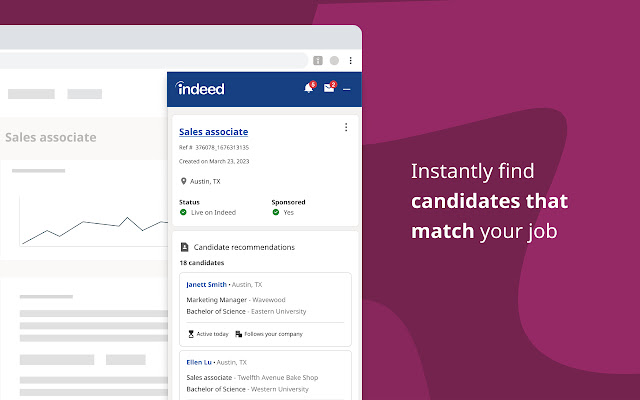 Indeed Recruiter Extension  Chrome extension for recruiters