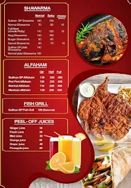 Al Sulthan Grill Cafe menu 1