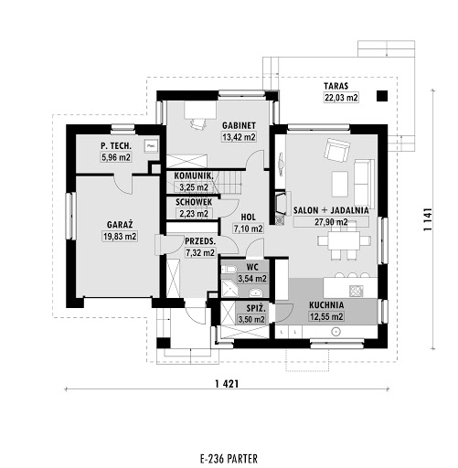 E-236 - Rzut parteru