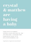 Crystal's Baby Shower - Party Invitation item