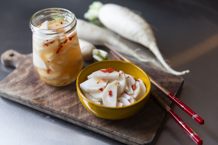 Japanese pickled daikon