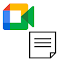 „Google Meet Chat Message Registrar“ elemento logotipo vaizdas