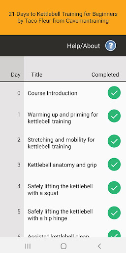 Kettlebell Training Program/Course