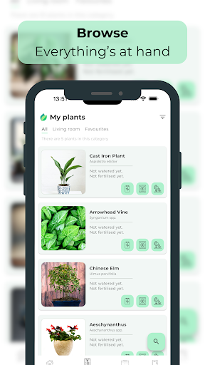 Screenshot Planter: Plant Notes and Care