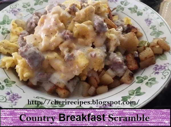 Country Skillet Breakfast Scramble