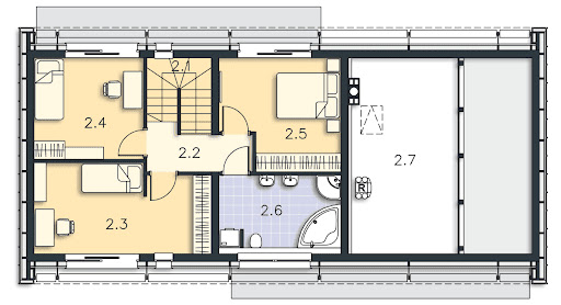 Temerin DCP313 - Rzut poddasza