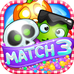 Cover Image of Скачать Halloween Games - Match 3 Candy Puzzle 1.4 APK