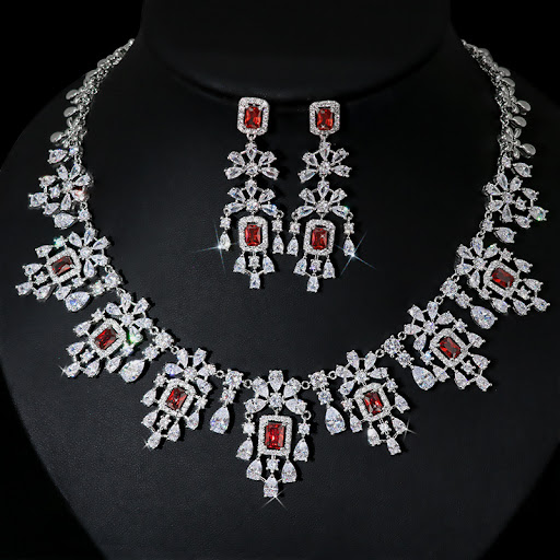 Title 8, European and American Fashion Retro Square Zirc...