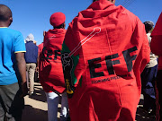 EFF members protest in Coligny. Photo credit: Abigail Javier