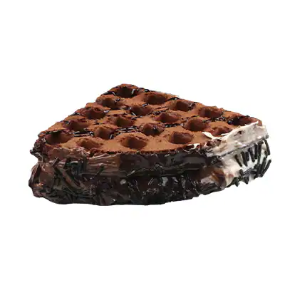 Tripple Chocolate Meltdown Waffle